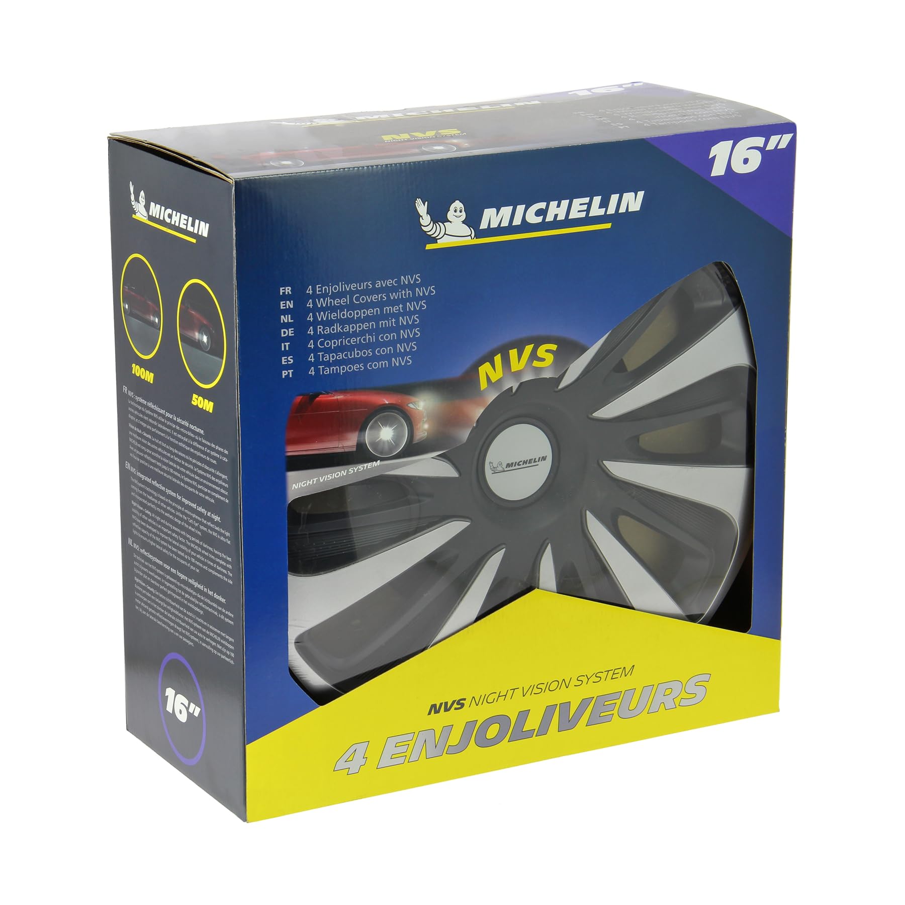 MICHELIN 009134 doos 4 wieldoppen 16 inch NVS speciale Utility SUV, camper
