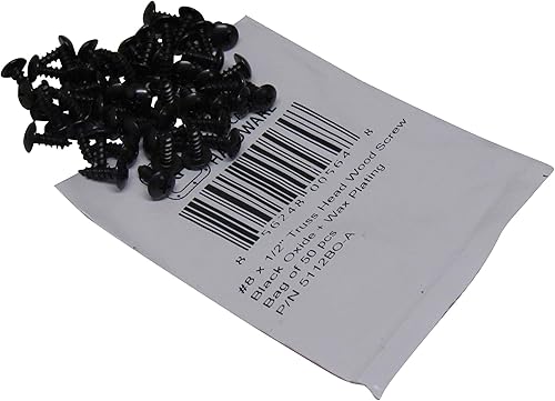 Miniatura 2 de Empresa confiable de hardware RH-5112BO-A 12-pulgadas, tornillo de madera con óxido negro y cera.