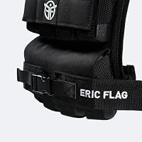 Eric Flag Állítható Súlymellény 0-40 lb (18 kg) - Kivehető Vas Súlyokkal Futáshoz, Erőnléti Edzéshez - Kompakt, Strapabíró Oxford Anyag - Fé 9