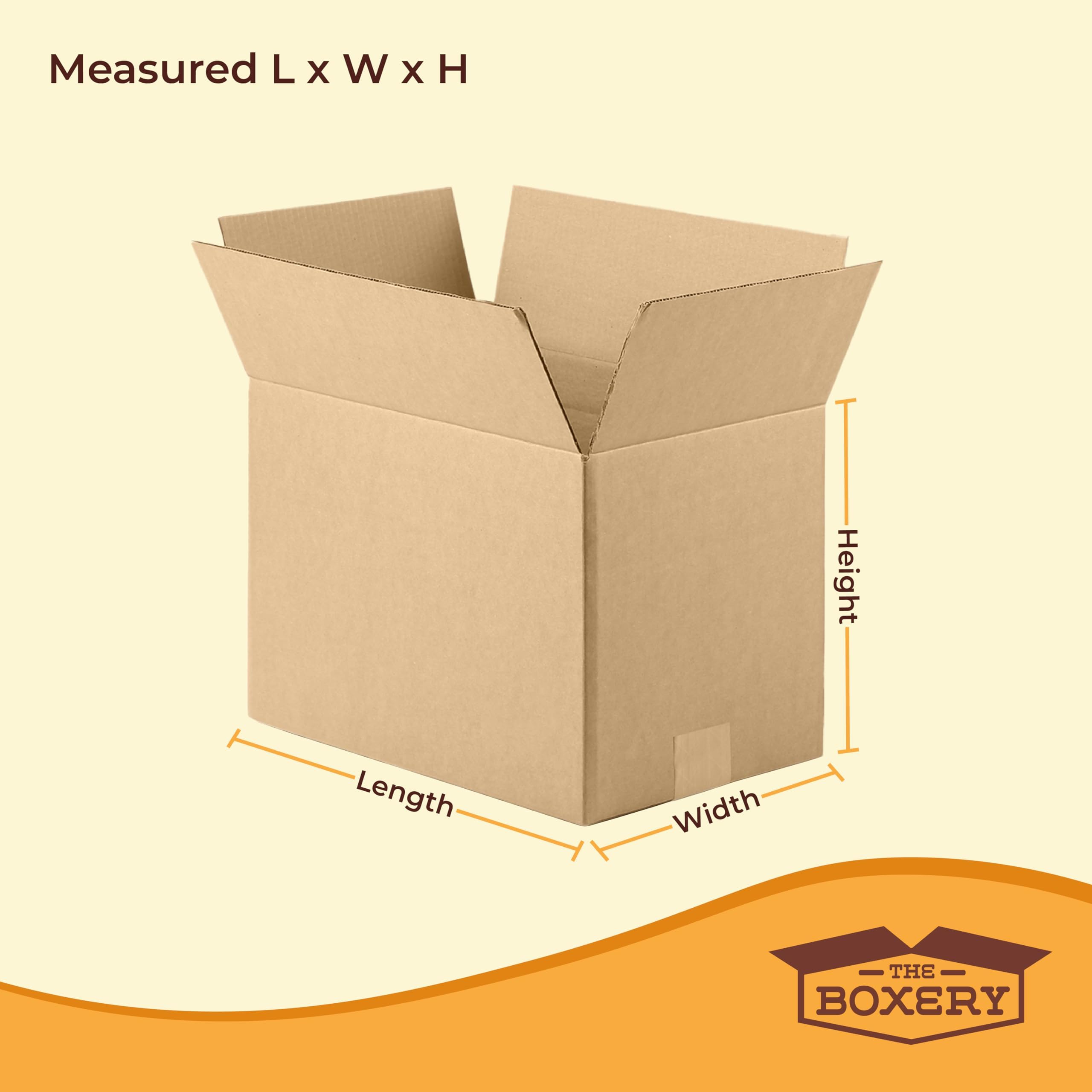 The Boxery 6x4x4 Corrugated Cardboard Boxes 100-Pack | Durable ECT 32 Corrugated Shipping Boxes for Mailing Packing Moving and Storage Recyclable and Made in the USA product thumbnail 5