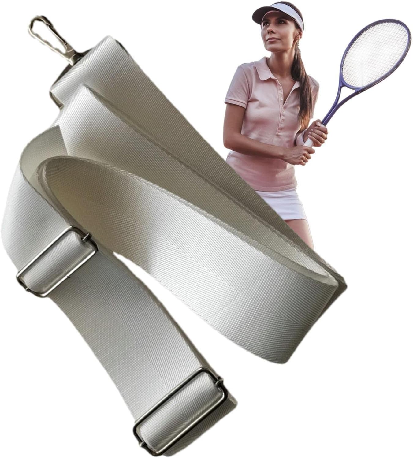 Wontool Tennis Net Center Strap Tennis Court Net Height Adjustable