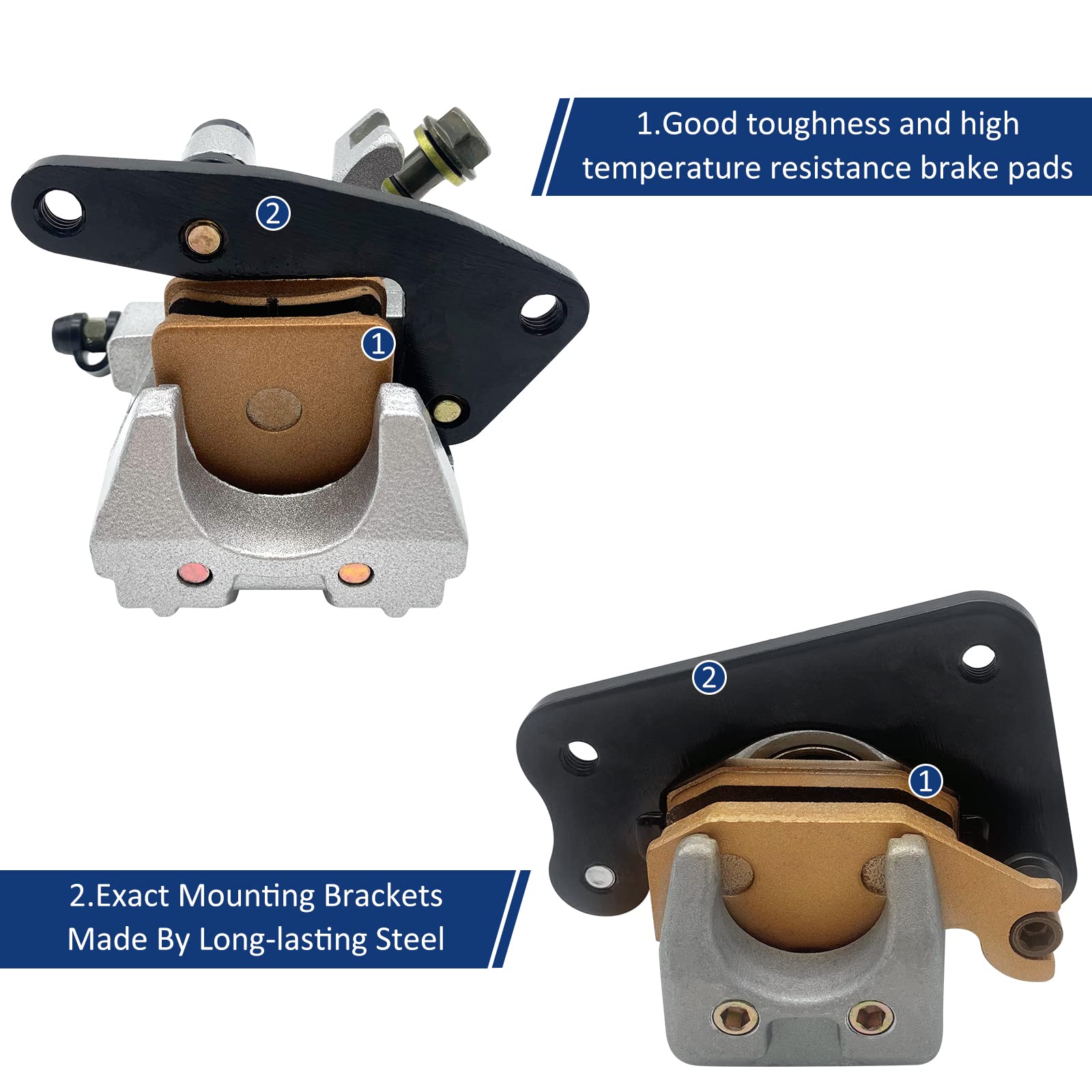 Brake Pad and Shoe For Yamaha YFM450 Grizzly 4x4/EPS 2007-2012 Standard Brake Pad and Shoe For Yamaha YFM450 Grizzly 4x4/EPS 2007-2012 Standard