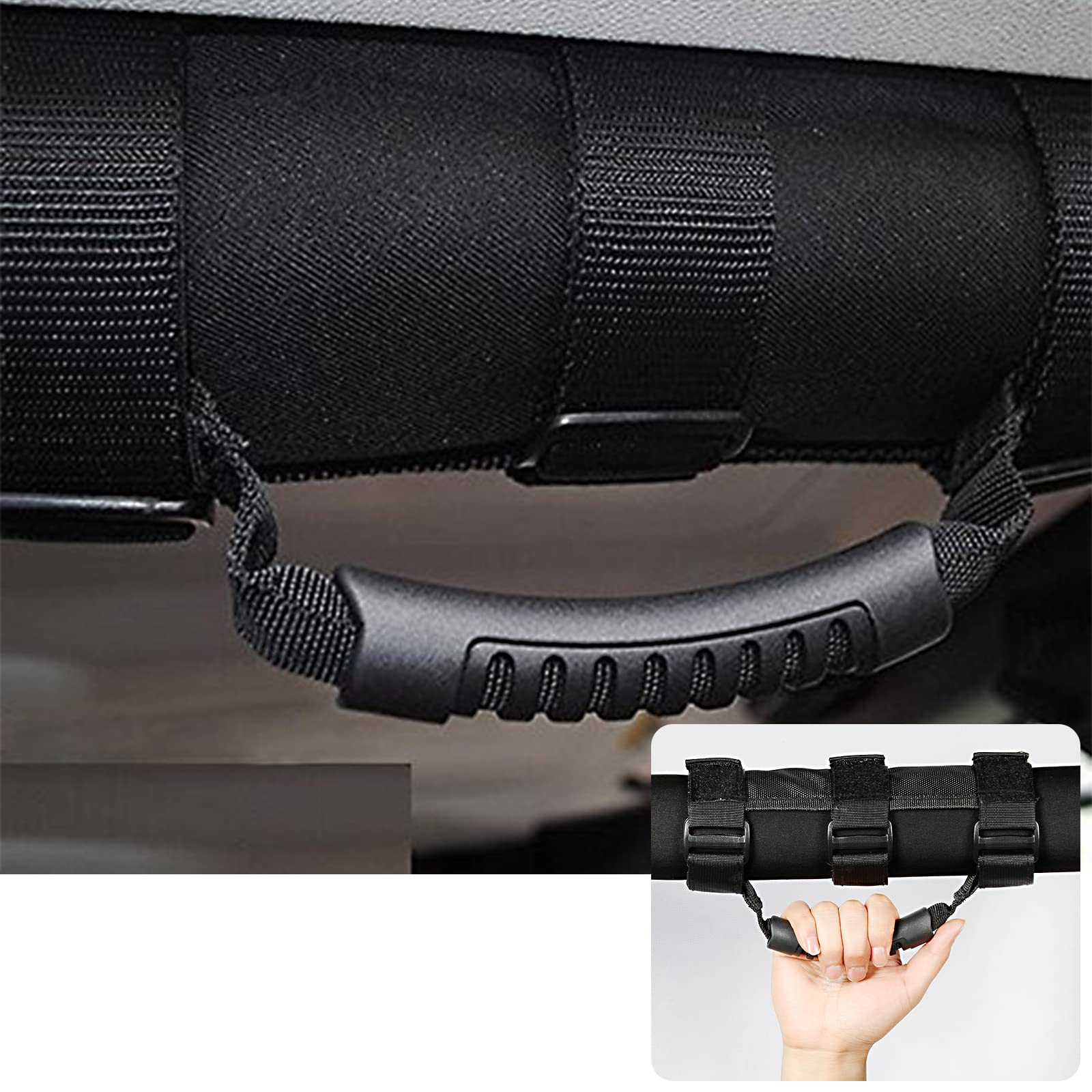 Awlbed 2 PCS Automoyive Roof Handle Arm Straps, Anti-Stretch - View #6