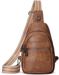 Anti-theft Chest Bags Women Small PU Leather Sling Fanny Pack