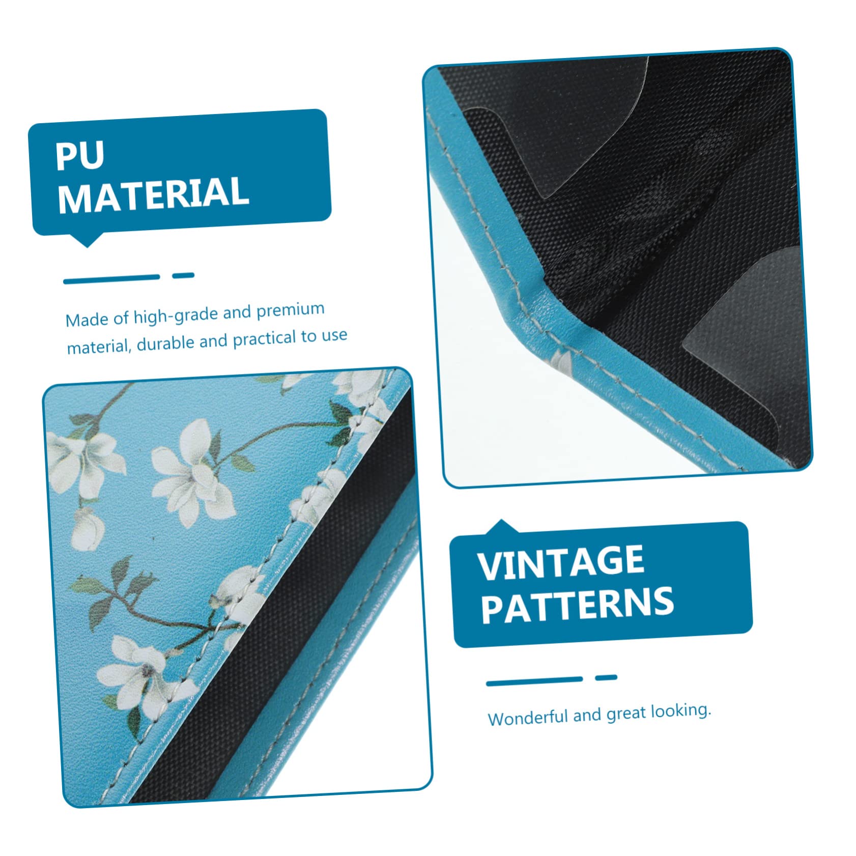 VALICLUD 5pezzi Portapassaporto Trasparente Leggero e Portatile Custodia Per Documenti Da Viaggio Con Design Elegante e Facile Accesso Adatta Per Insegnanti Studenti e Viaggiatori