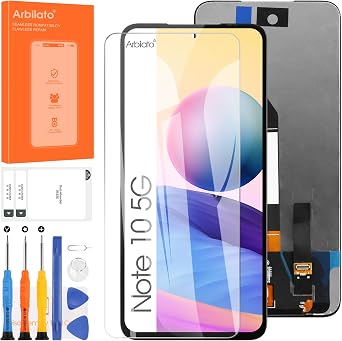 Screen for Xiaomi Redmi Note 10 5G Screen Replacement for Xiaomi Poco M3 Pro 5G LCD Screen for Redmi Note 10T 5G Touch Display Digitizer Assembly Repair PartsNot Fit Note 10 Pro/Note 10