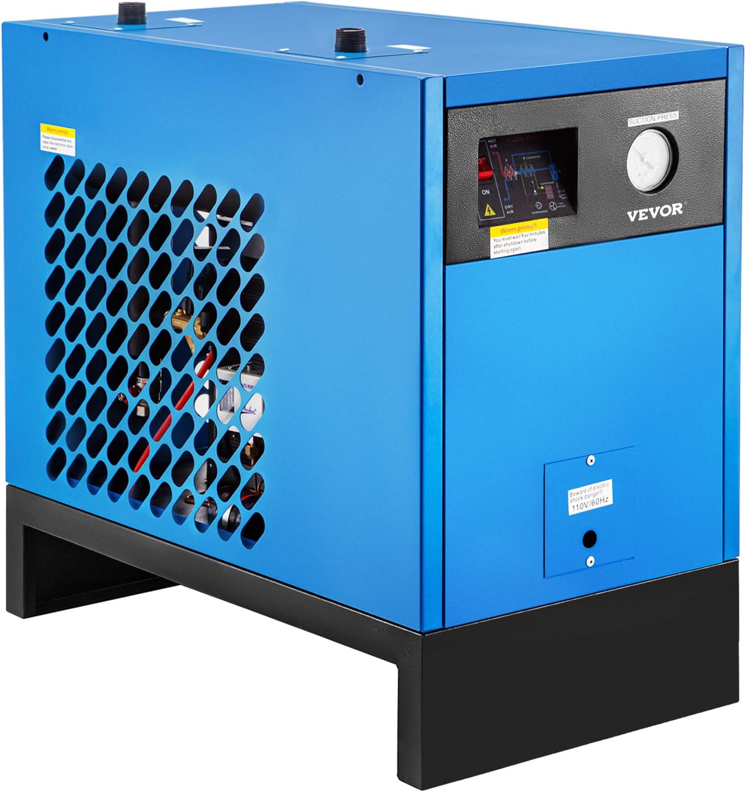 VEVOR Refrigerated Air Dryer 75 CFM Compressed Air Dryer Refrigerated 110V Air Dryer for Compressor Compressed Air Dryer Refrigerated Air Dryer for Air Compressor Dryer System Compressed Air Systems