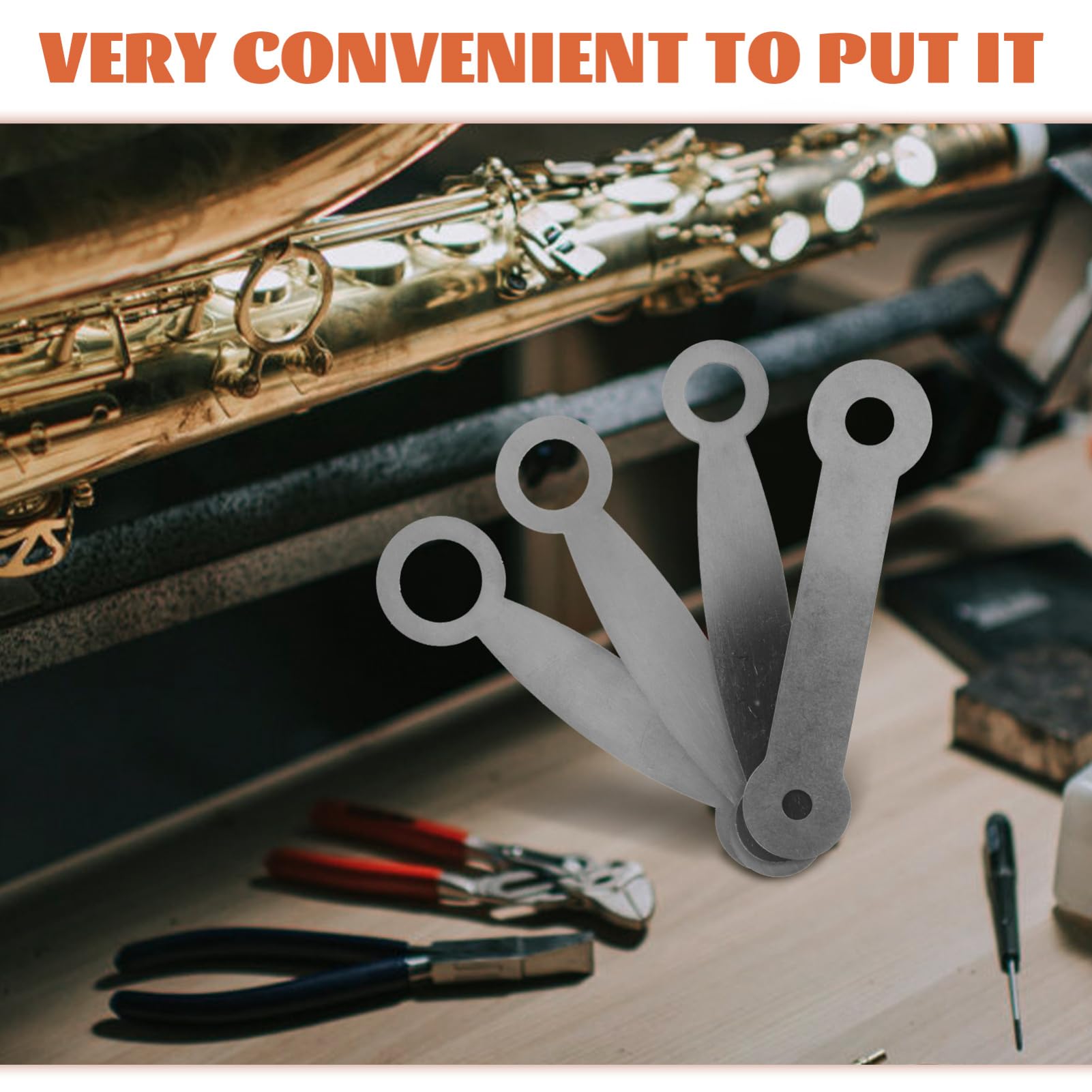Kit di Riparazione per Strumenti Fiato di Strumenti di Manutenzione per Sassofono e Clarinetto Accessori