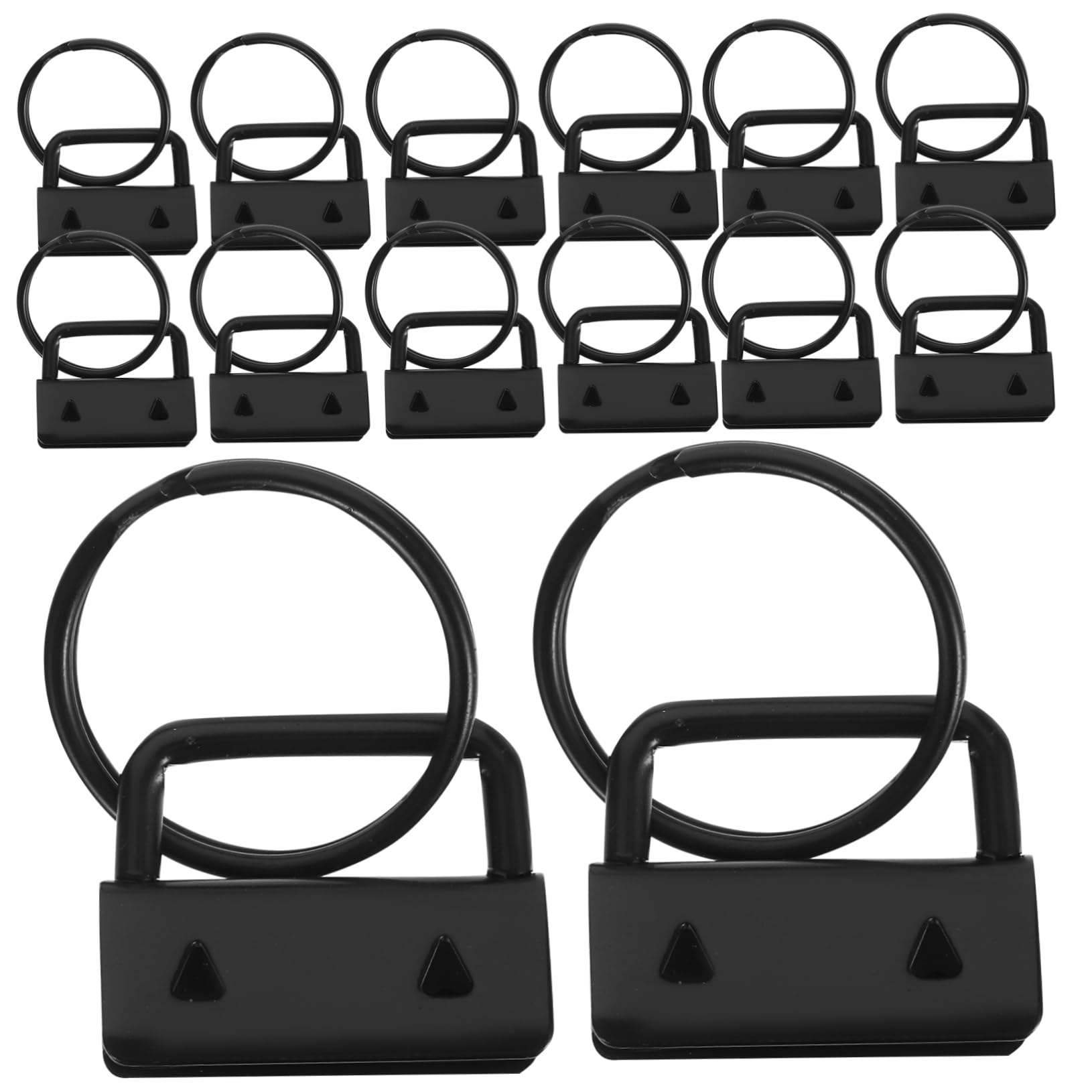 NUOBESTY 90stücke Schlüsselring-clip Schlüsselanhänger Hardware Zubehör Für Schlüsselbänder Taschen Und Handarbeiten Für Kreative Projekte