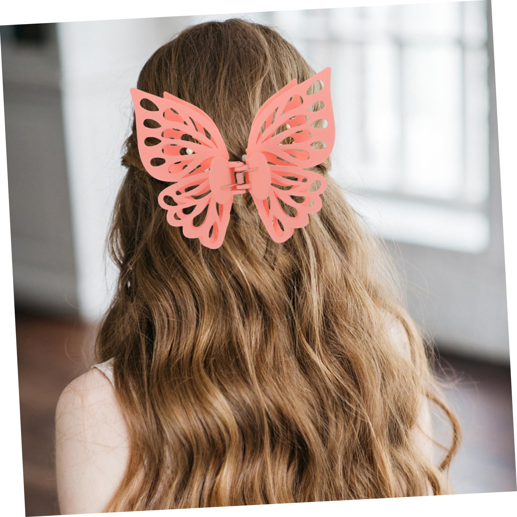8 Stück Große Schmetterling Haarspangen Damen Lange Haarclips Mit Festem Halt Metallfeder Haarklammern Für Dickes Und Langes Haar Vielseitig Für Alltag Und Sport
