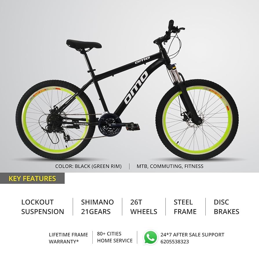 Buy Omobikes Manali Ace | Gear MTB Mountain Cycle | 21 Speed