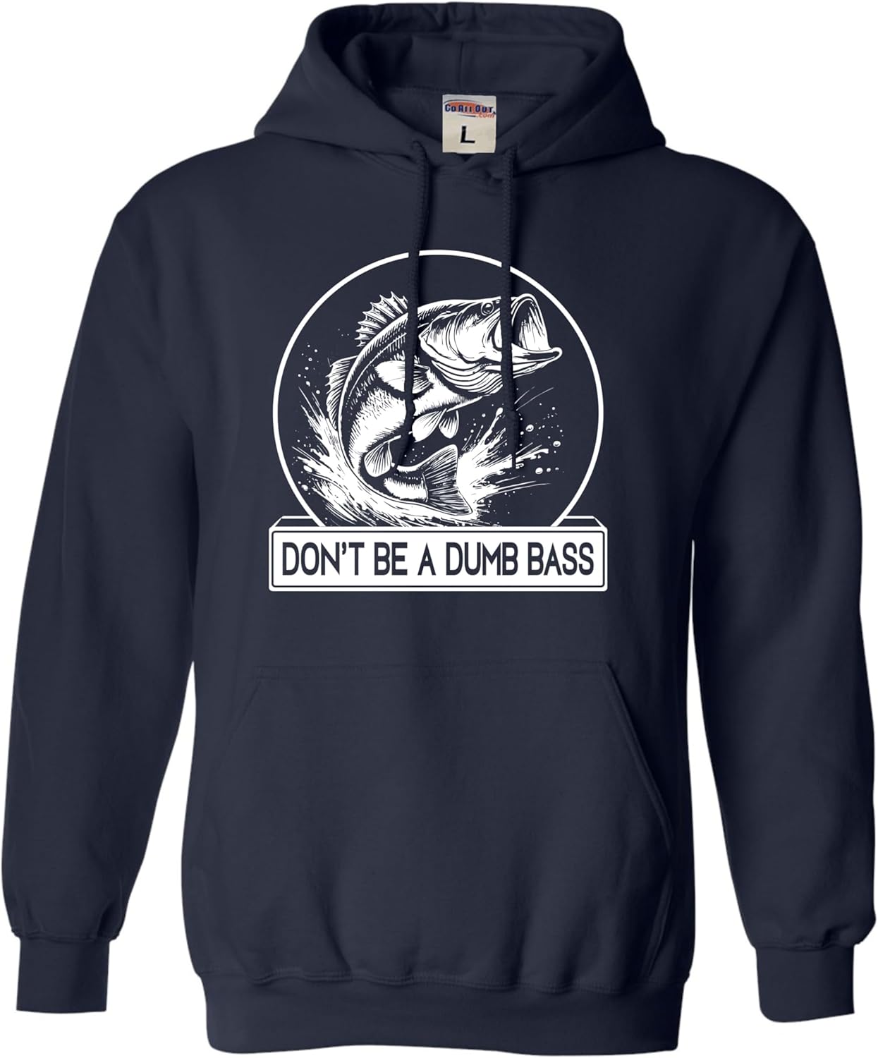 Go All Out Funny Fishing Don't Be A Dumb Bass Fish Lover Gift Mens Women Youth Sweatshirt Hoodie