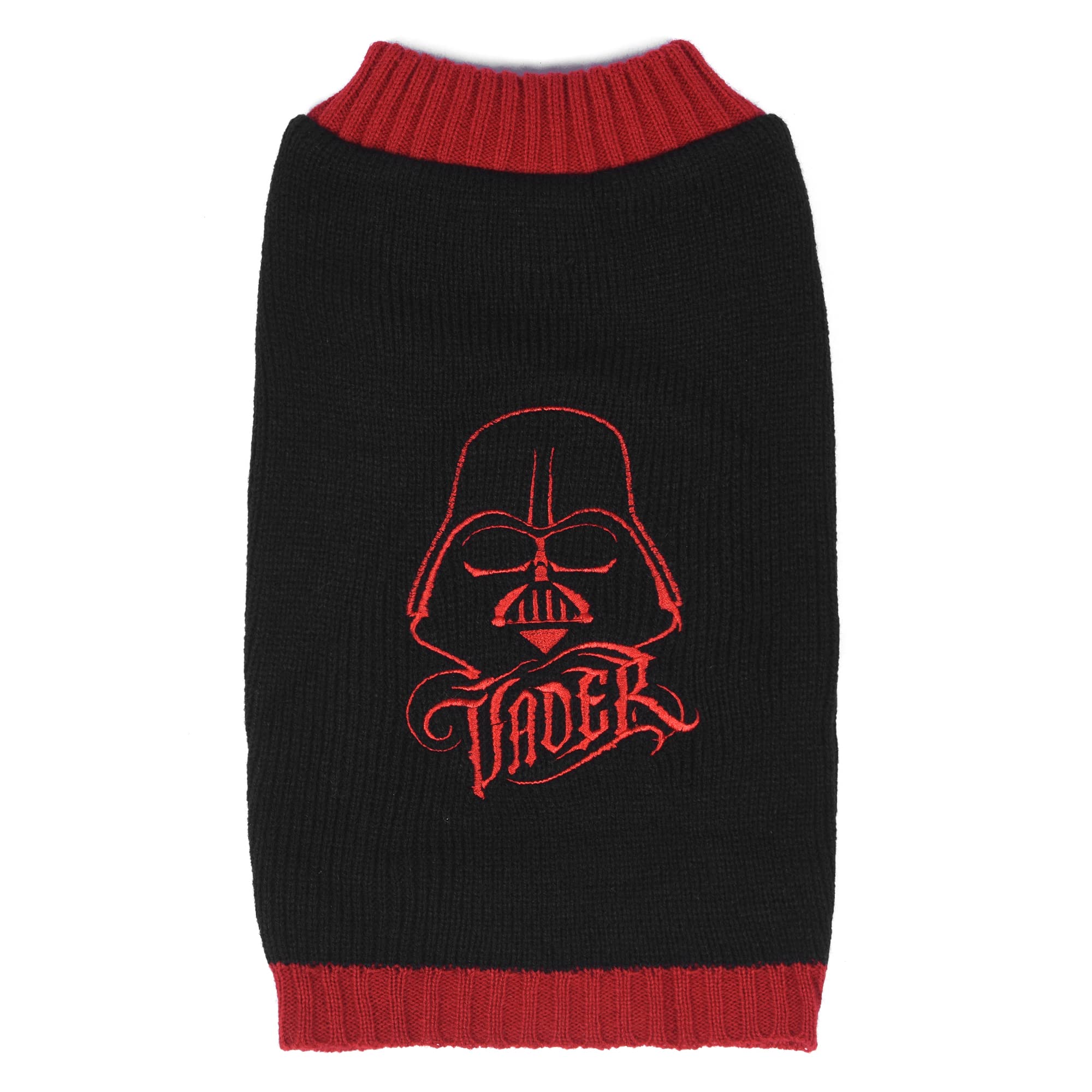 STAR WARS Maglione per cani Darth Vader, S (S) | Maglione per cani di Darth Vader | Abbigliamento per animali domestici, maglione per cani | Regalo per i fan di Star Wars e regali di Darth Vader, nero