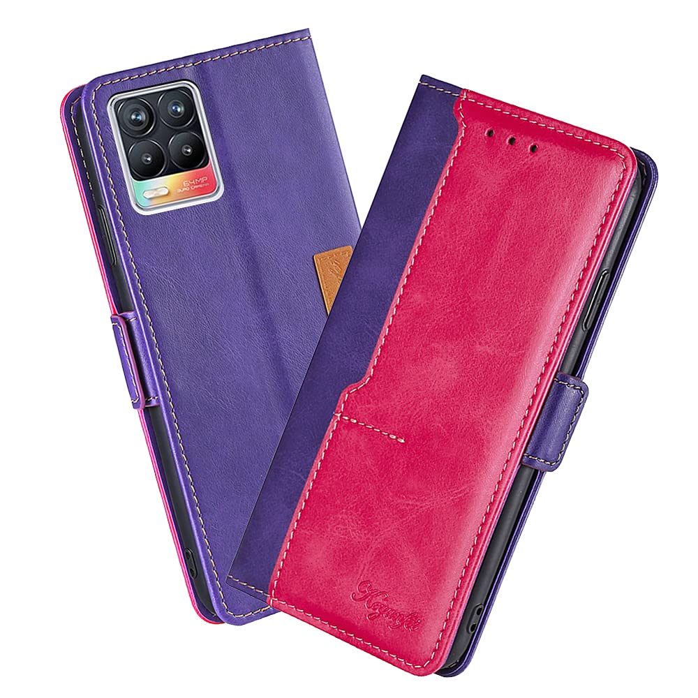 Custodia Portafoglio Wallet Cover Case Per Realme 8 4G / 8 Pro