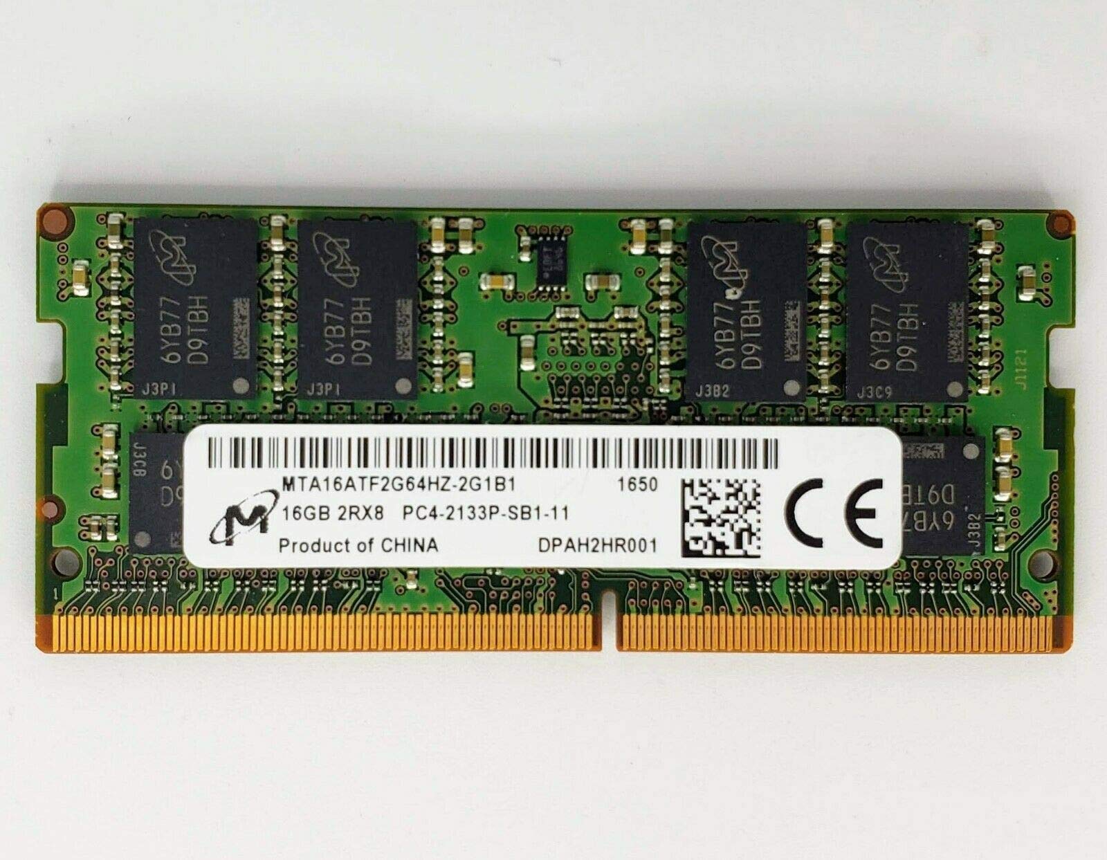メモリー Micron MTA16ATF2G64HZ-2G1B1 DDR4 2133MHz ITSL Micron 8GB (1x8GB) DDR4 2133MHz RAM Memory PC4-2133P-SBB-11