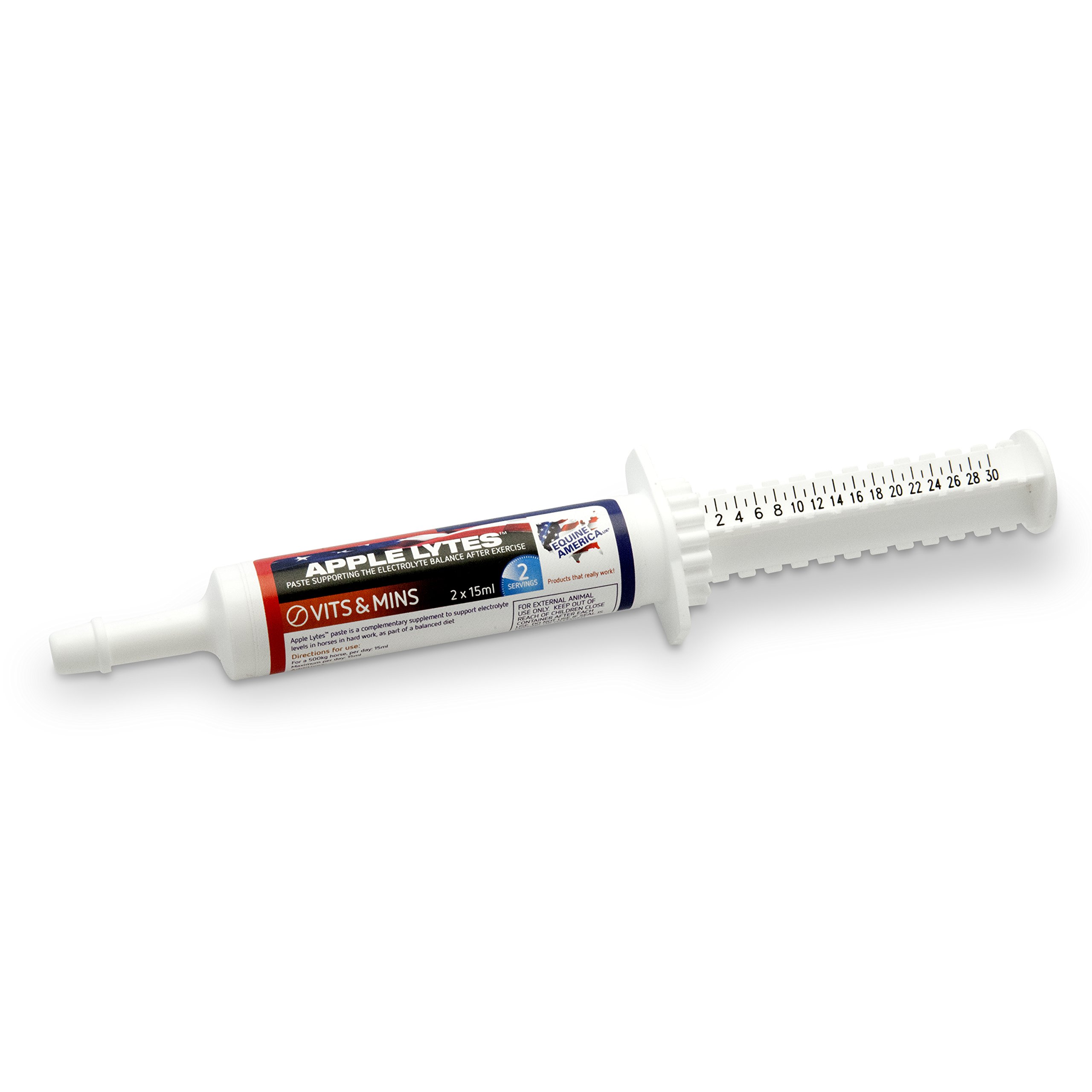 Equine America Apple Lytes Syringe 2 x 15ml Servings