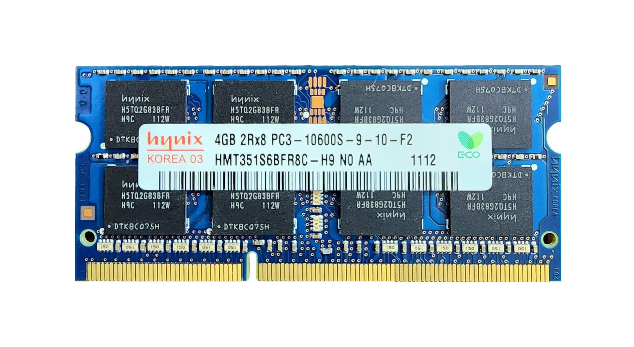 High-Performance DDR3 4GB RAM for Laptop SODIMM PC3-10600 1.5V 204-Pins, Compatible with Hynix 4GB DDR3 RAM for Laptop HMT351S6BFR8C-H9 - (Made in Korea) (B0CBK8QTKR) Amazon Price History, Amazon Price Tracker