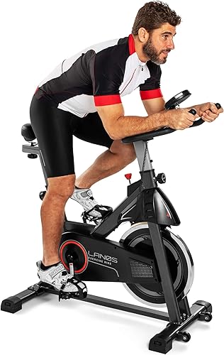 Miniatura 8 de Lanos - Bicicleta de ejercicio bicicleta estacionaria para ciclismo de interior  Bicicletas de entrenamiento perfectas para el gimnasio en casa