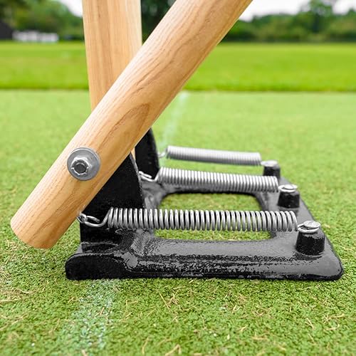 Miniatura 3 de FORTRESS Tocones de cricket con resorte  tocones de regulación ICC de 28 pulgadas para cricket  Estilos Club y Pro  Wickets y fianzas de resorte