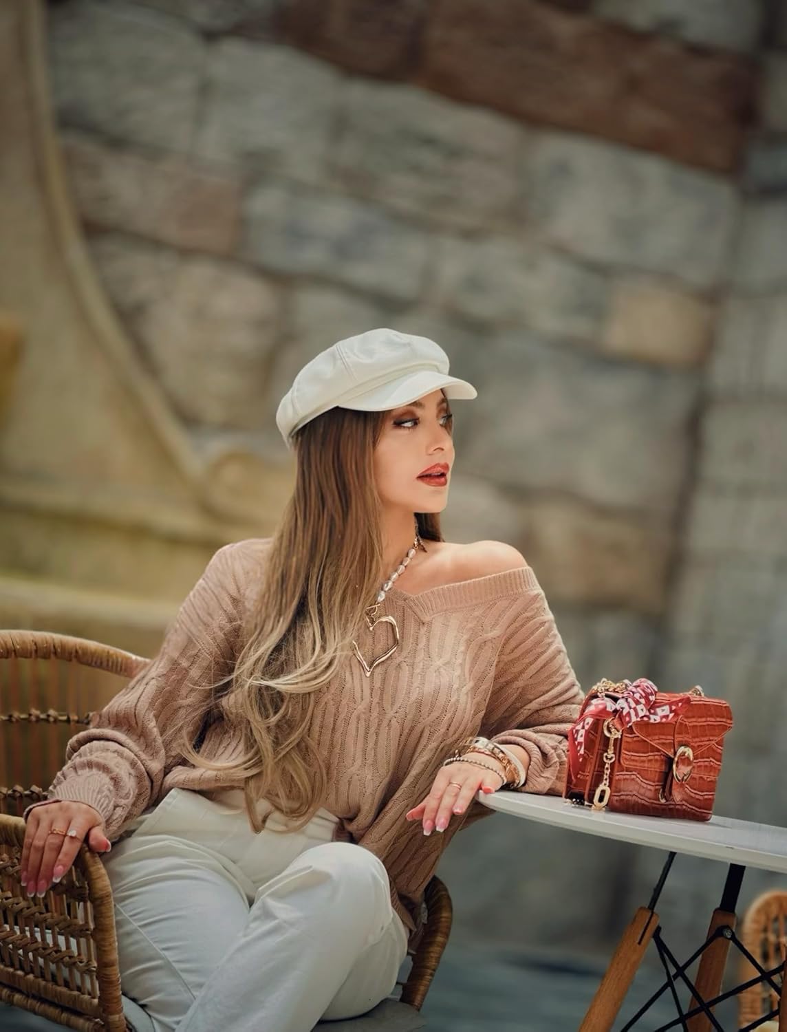 ZAFUL Womens Fall Oversized Sweaters Lightweight 2025 Cable Knit V Neck Long Sleeve Casual Loose Winter Pullover Tops - Image 2