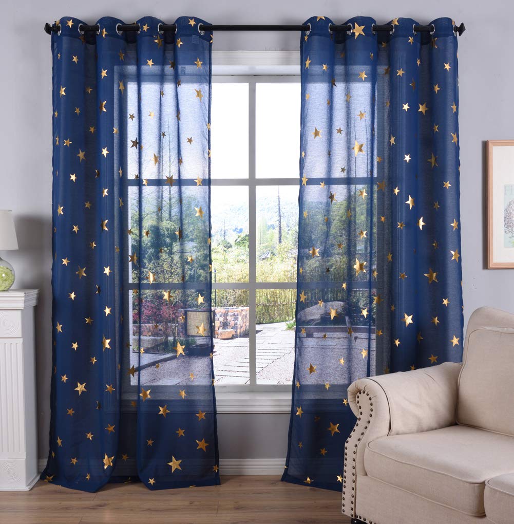 Blue And Gold Curtains Curtains & Drapes 2023