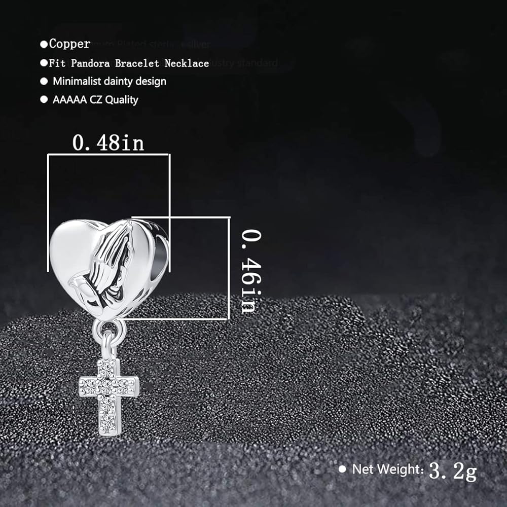 未使用品PANDORAシルバー 十字架チャーム ギフトバッグ付き hs 未使用品PANDORAシルバー 十字架チャーム ギフトバッグ付き hs