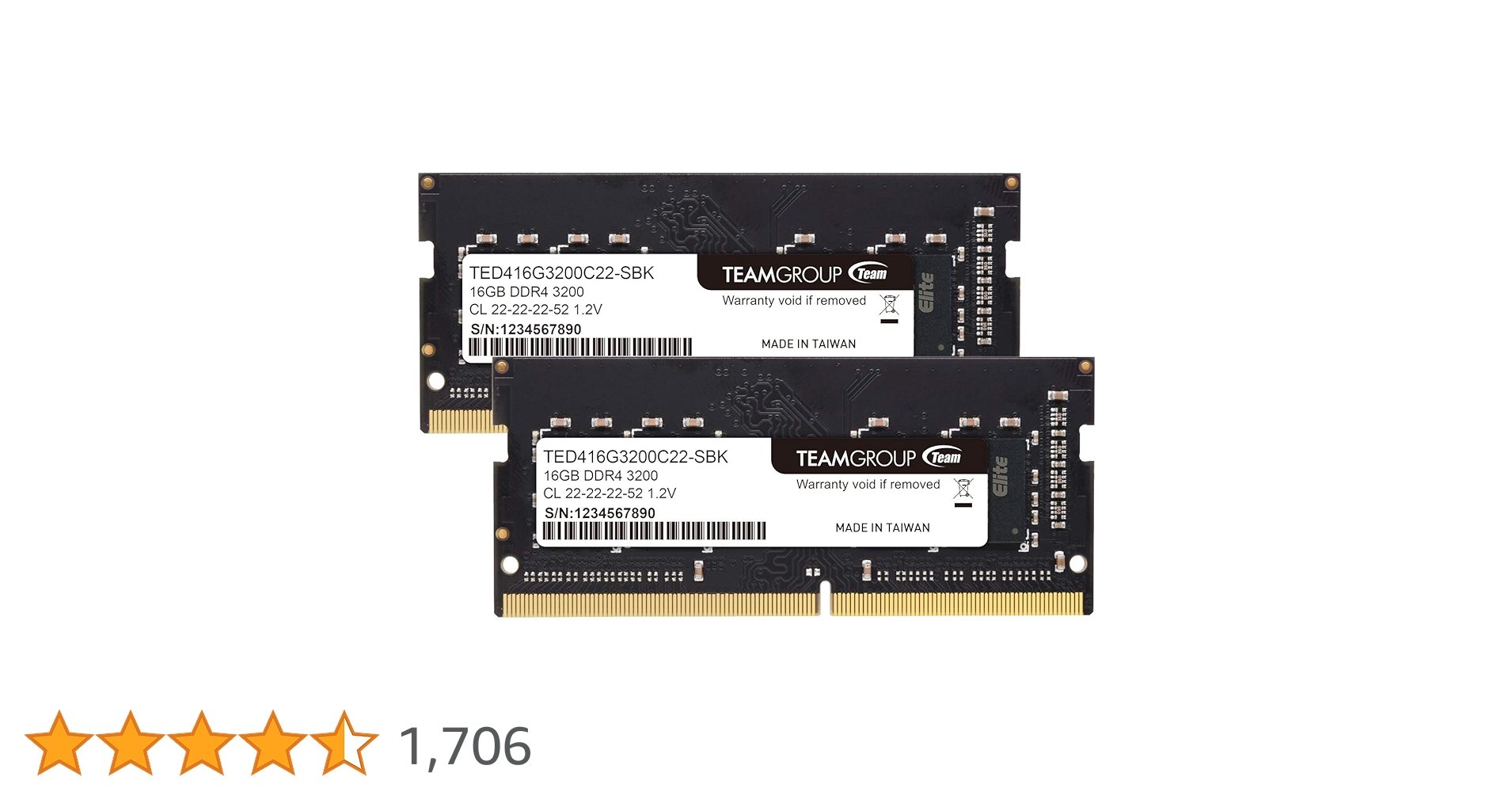 Amazon.co.jp: Team ノートPC用メモリ DDR4 3200MHz 32GB (16GBx2枚