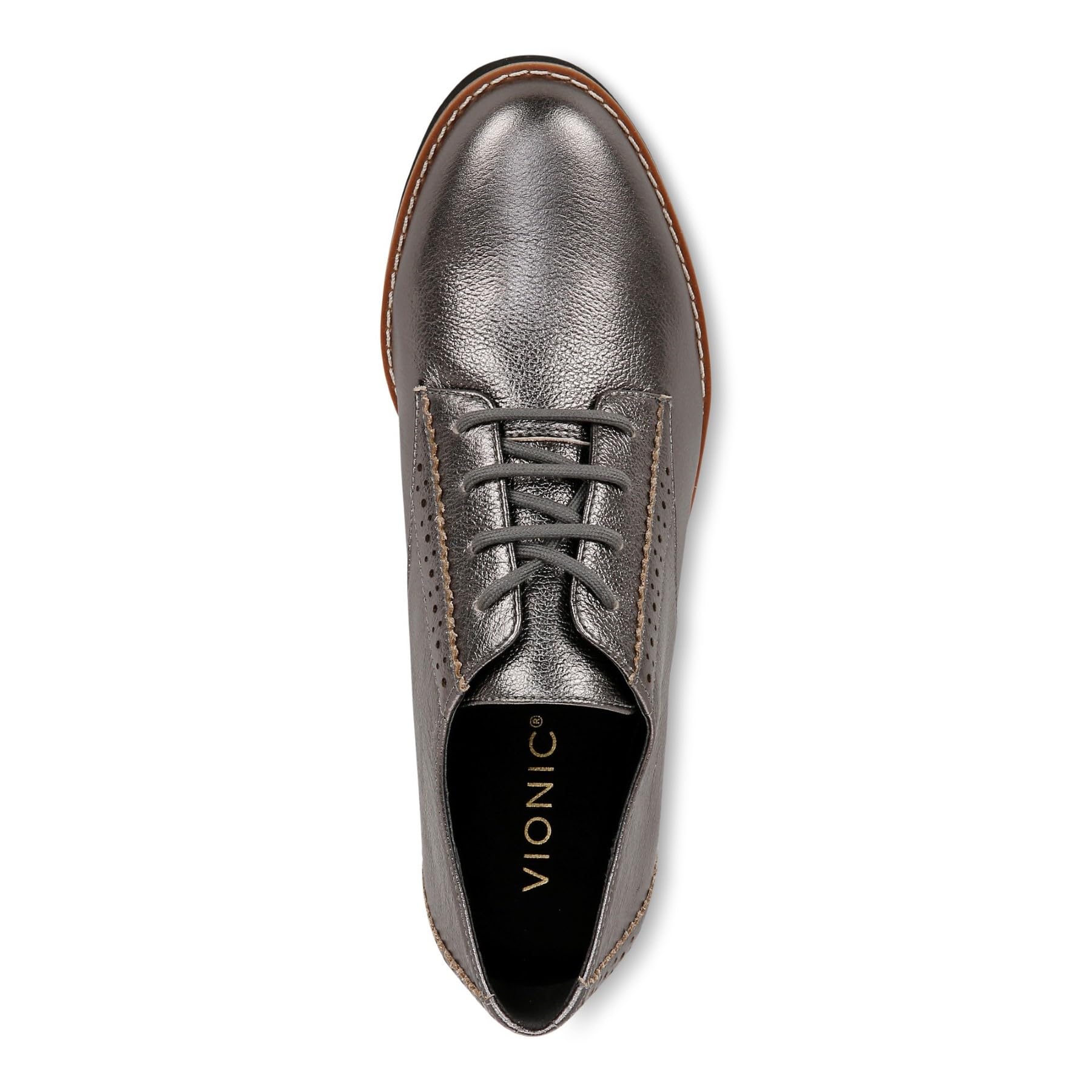 Vionic Anaheim, scarpe da donna con zeppa Oxford Derby