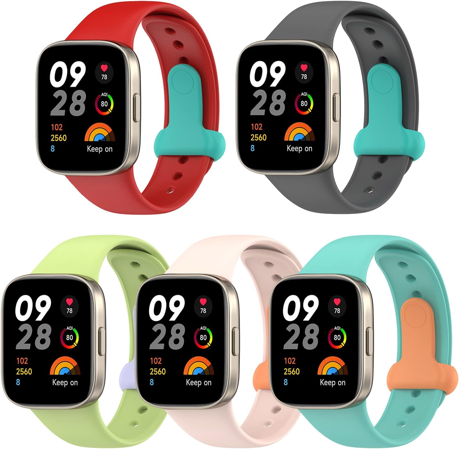 XIHAMA Edelstahl-Armband Für Xiaomi Mi Band 8/9 – Metallarmband Mit Faltschließe, Verstellbar 15–22 Cm, Inkl. Werkzeug