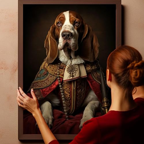 Miniatura 152 de Thuan Chow Chow Retrato de mascota con disfraz real de perro en un disfraz retrato de perro con vestimenta Retrato medieval de mascota retrato