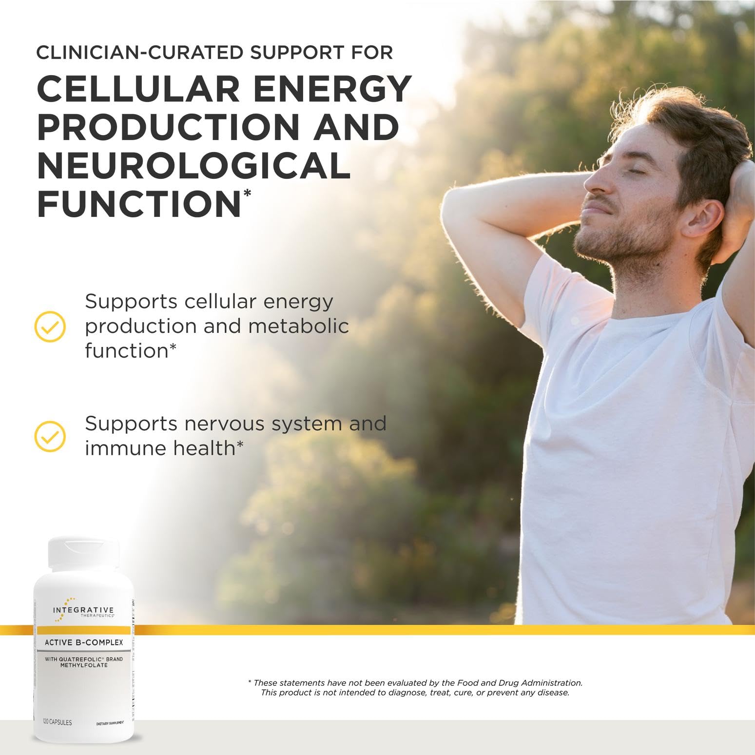 Integrative Therapeutics Active B-Complex with Methylfolate, 120 Count — Amazon image 2