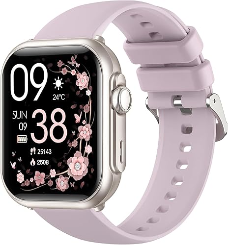 Relojes inteligentes para iPhone y Android, 30 días de duración de la batería, para hacer y responder llamadas, con monitor de frecuencia cardíaca y