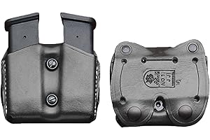 DeSantis Double Magazine Pouch for Glock 17/19/22: Secure Storage, Quick Access for Supreme Firepower