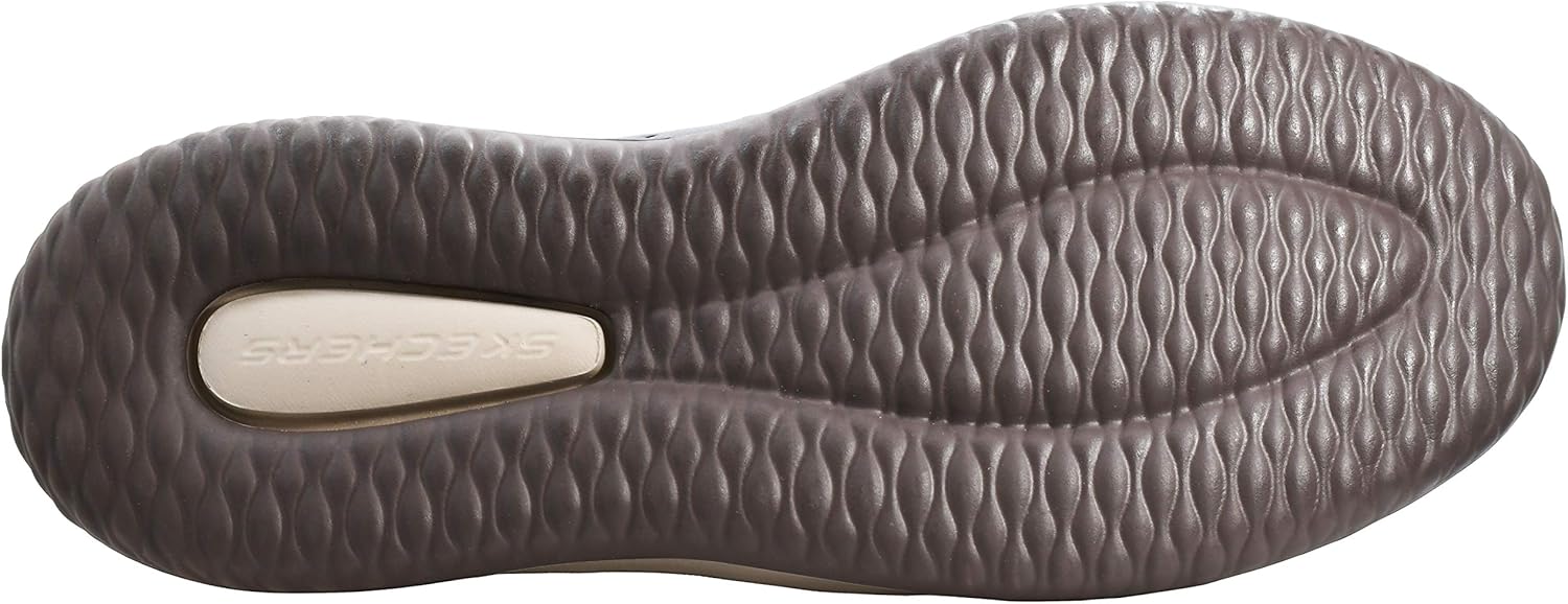 Skechers Men's Delson-Axton Sneaker 6 Dark Brown