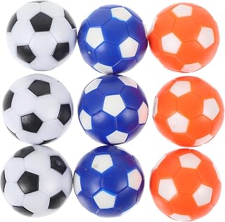 TOYANDONA Bolas de Futbolín de 28 Mm para Mesa, 9 Piezas Coloridas (/, /, /), Repuestos para Juegos de Futbolín y Accesorios para Fiestas y Hogar