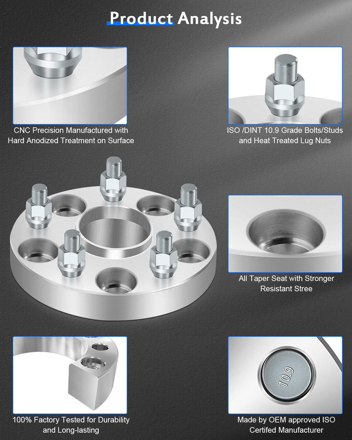 ECCPP 2PCS 5 Lug 20mm 5x114.3 hubcentric Wheel Spacers 5x4.5 to 5x4.5 12x1.25 56.1mm fit for Subaru Outback Wheel Spacers for Subaru WRX for Subaru WRX STI Wheel Spacers