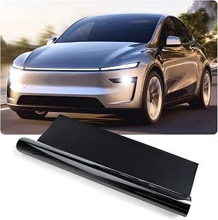 Amzwolf 15% VLT Car Window Tint Film (20In x 20Ft), Blocks UV/IR Rays, 5-Layer PET Automotive Tints for Privacy Sun & Glare Protection Heat Blocking Scratch Resistant