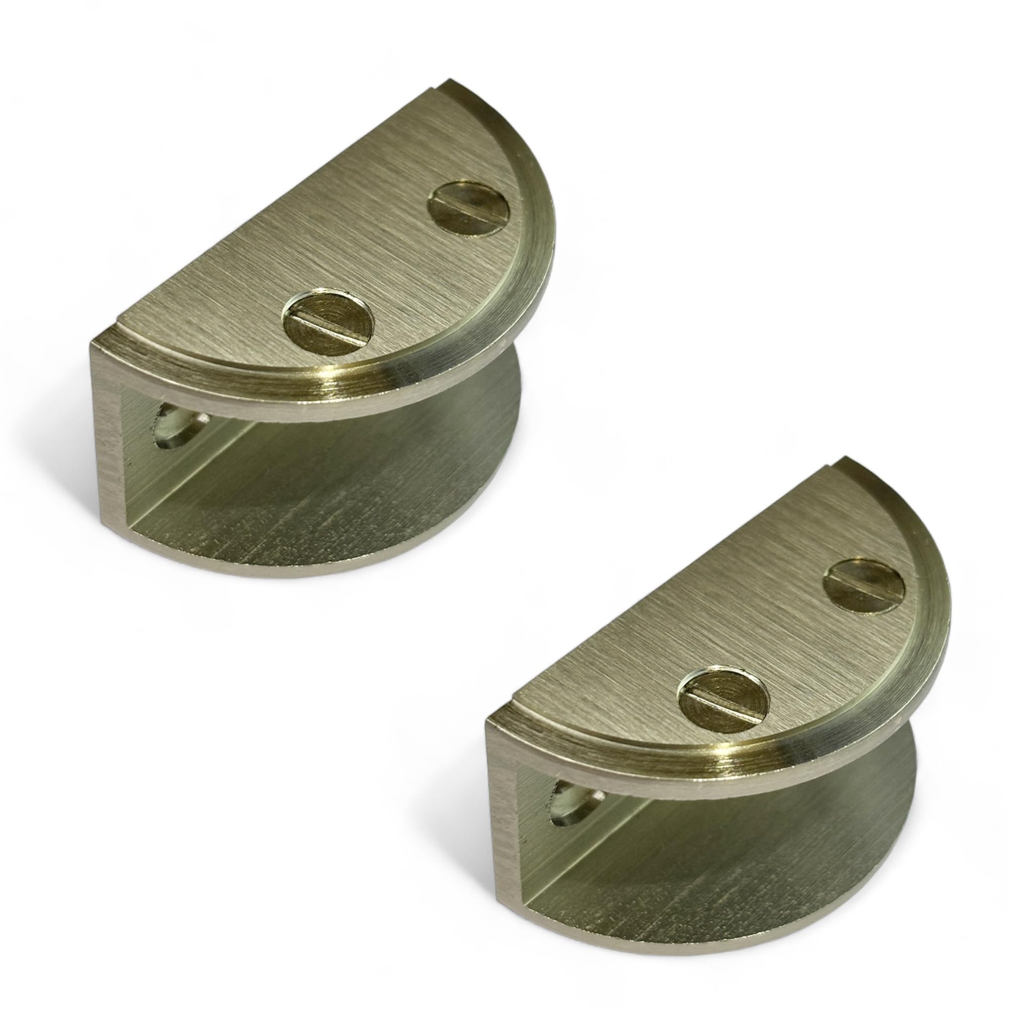 See full amazon price history chart for Moksh Plus Brass D Bracket 2" x 19mm SS Finish for Glass Shelf and Partition (Pack of 2 Pcs.) Moksh Plus Brass D Bracket 2" x 19mm SS Finish for Glass Shelf and Partition (Pack of 2 Pcs.) (B0D31VGXWR) Amazon Price History, Amazon Price Tracker