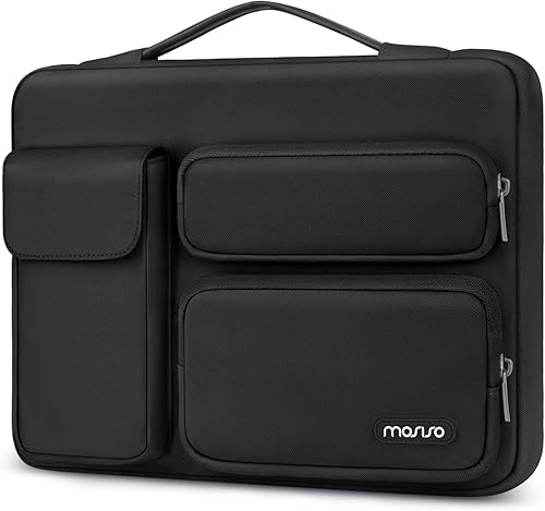 MOSISO Funda protectora 360 para laptop compatible con MacBook AirPro, 13-13.3 pulgadas, compatible con MacBook Pro de 14 pulgadas M3 M2 M1, bolsa