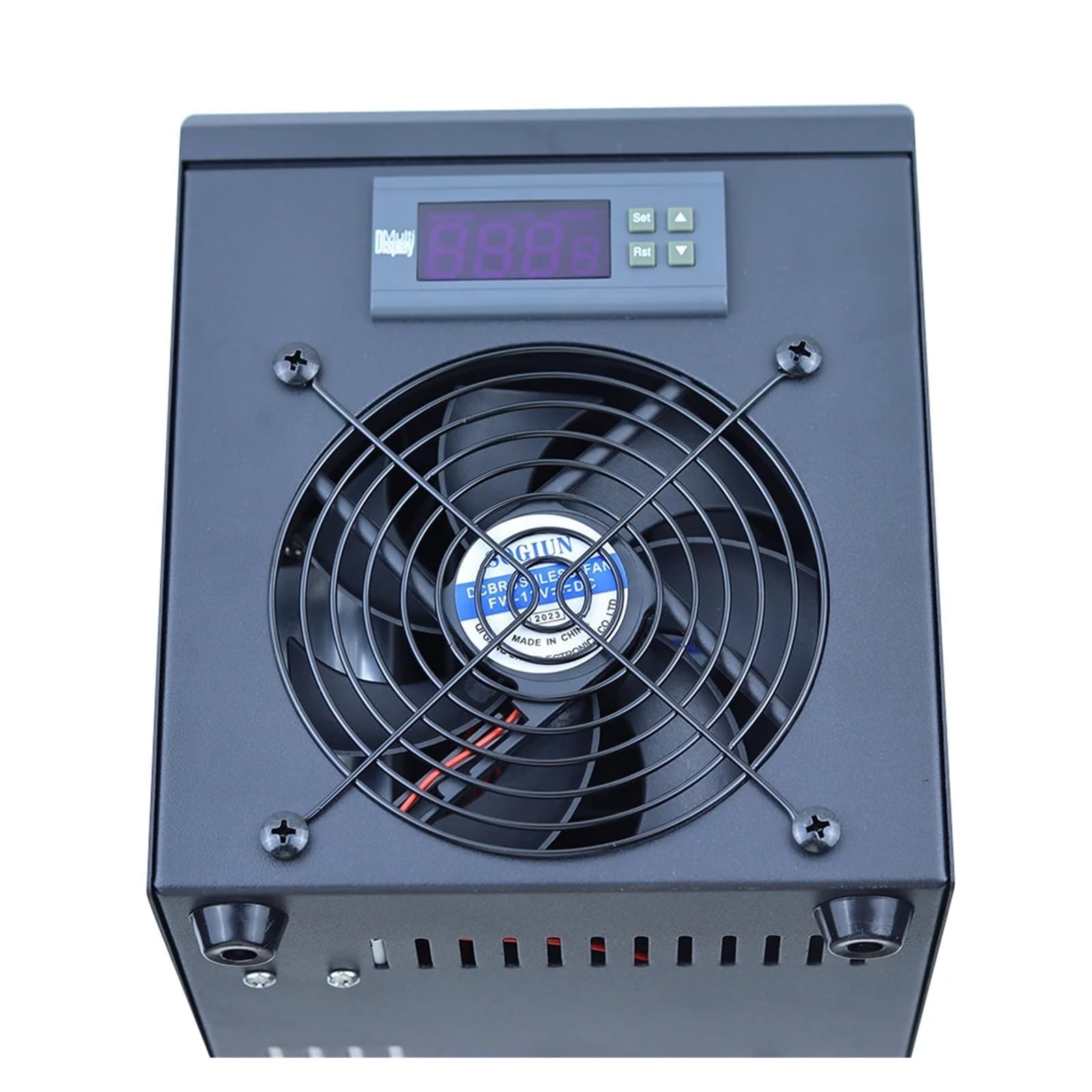 Refrigeratore d'acqua per acquario, 180 W, 60 l, con regolatore di temperatura regolabile da 10 a 40 °C, per acquari fai da te e principianti