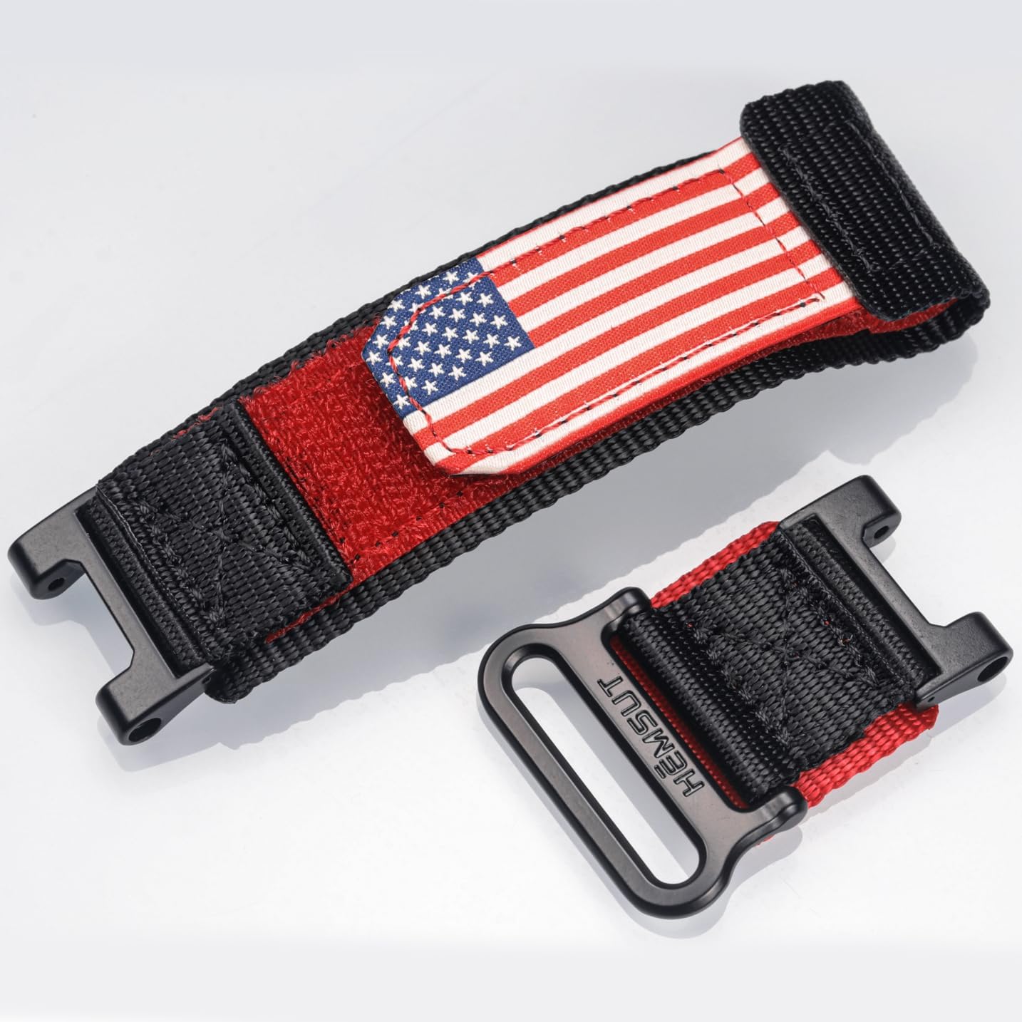 SMITHA Watch Bands Compatible with Huami Amazfit T-Rex 3 and T-Rex 3 Pro 48mm, Super Rugged Nylon Hoop and Loop Wide Sports Strap for T rex 3 and T rex 3 Pro 48mm, Military Replacement Band For Men