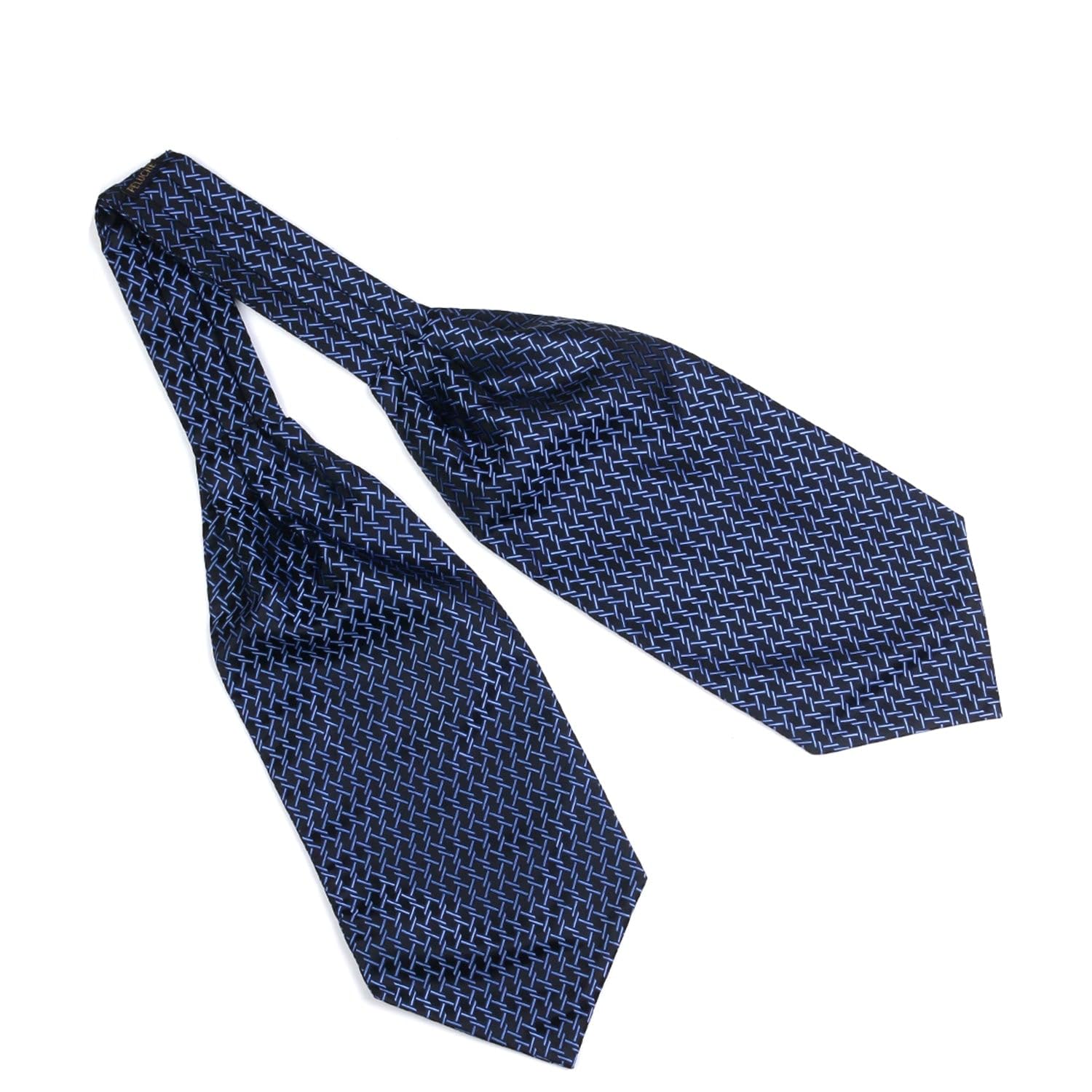 peluche Refined Neckwear Blue Cravat for Men-picture-11