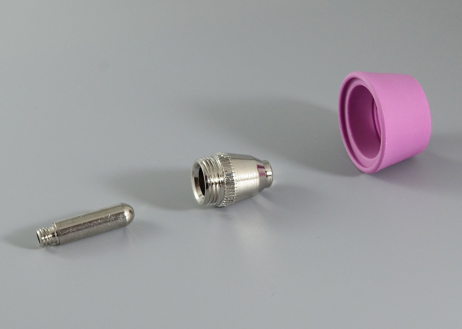 Electrodo de Corte por Plasma SG-55 AG-60 WSD-60 con Punta de Alambre de hafnio, Boquilla de 1,0 mm, 50 A, Boquilla de alúmina, Juego de Copas de cerámica, Compatible con Cortador