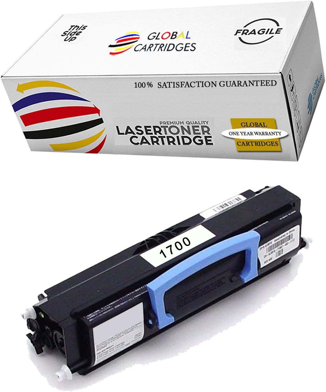 60% Off Discount GLB Premium Quality Compatible Dell 1700, 1710, 310-7025, 310-5402, 310-7041 K3756 Black Toner Cartridge for Dell 1700, 1700n, 1710, 1710n Printers