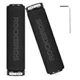 ROCKBROS Bike Grips Foam Single Lock on Bicycle Handle Bar Soft Non-Slip Bike Handle Grips Replacement for BMX Mountain MTB Beach Cruiser Scooter Folding Bike Hand Grip Comfortable Ergonomic