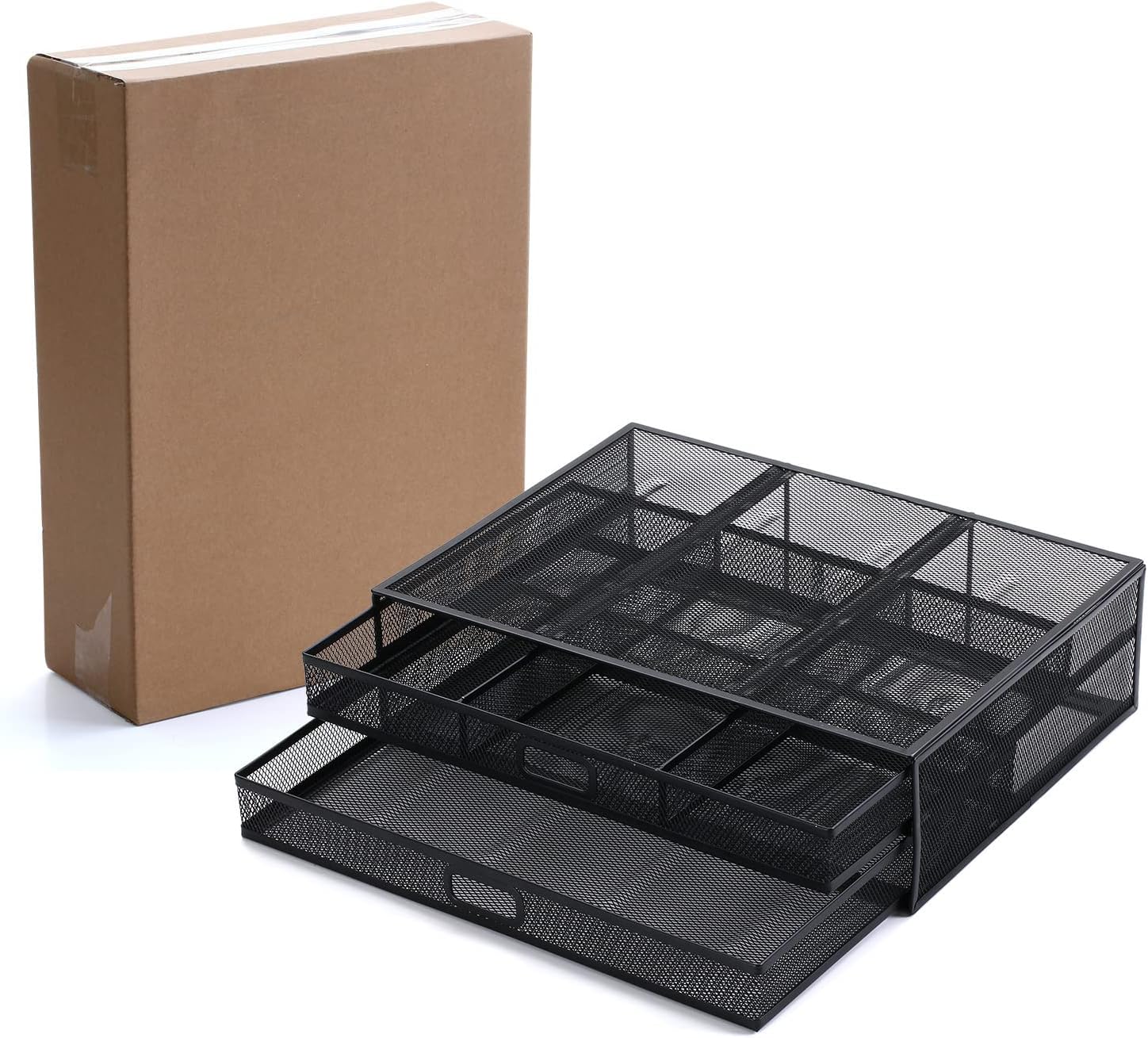 Computer Desk Storage Organizer Monitor Stand Metal Mesh Computer Monitor Stand Office Supplies For Desktop Laptop Desk Organizer Monitor Stand Computer Desk Storage Organize For Desktop Laptop