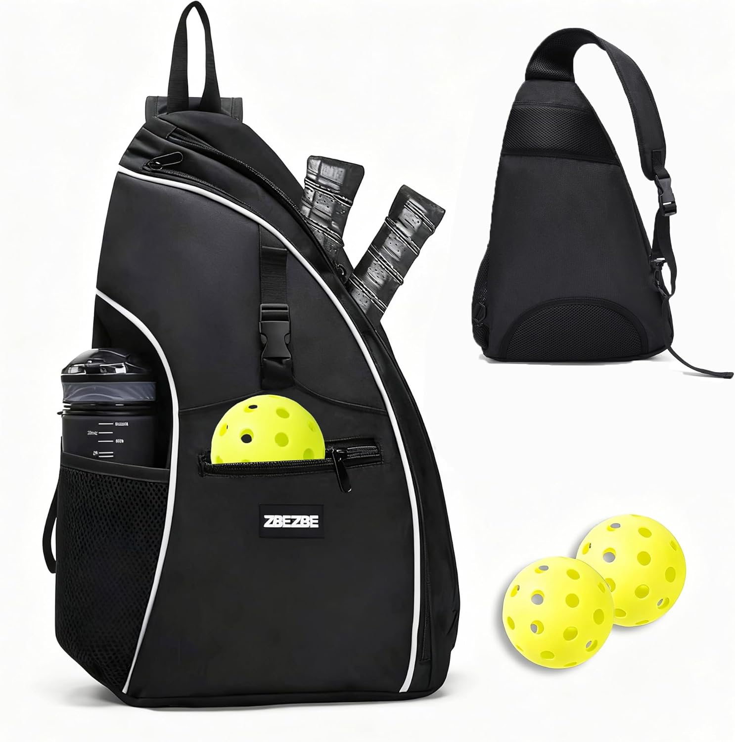 Pickleball Bag, Pickleball Backpack with Water Bottle Holder for Men and Women
