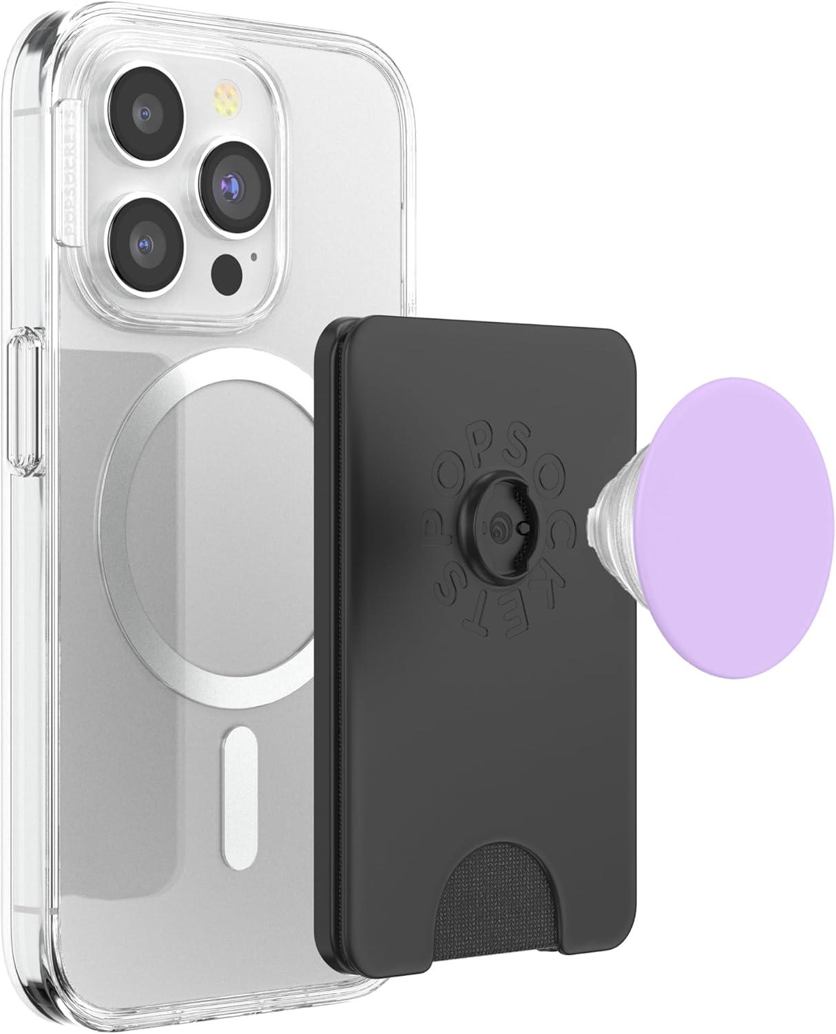 PopSockets Phone Grip with Expanding Kickstand - Lavender PopSockets PopWallet for MagSafe