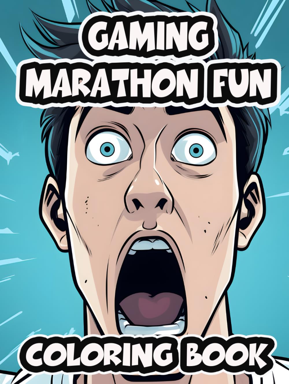 Gaming Marathon Fun Coloring Book: A Virtual Playground of Retro and Modern Adventures
