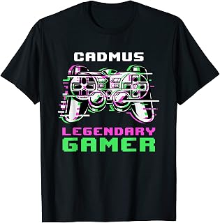 Cadmus - Legendary Gamer - Personalized T-Shirt